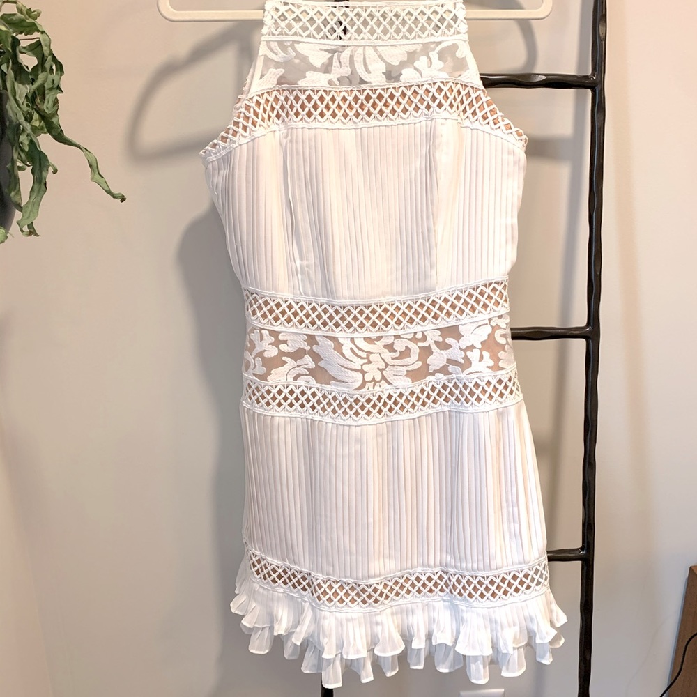 Adelyn Rae Nia Pleated A-line Dress